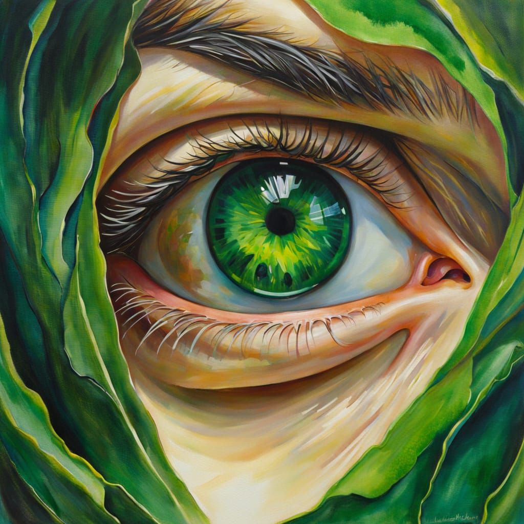 a green-eyed monster