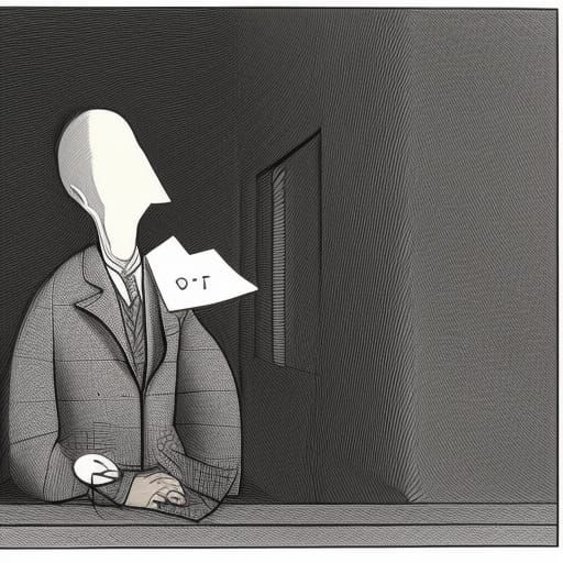 Surreal Personification of Self Doubt