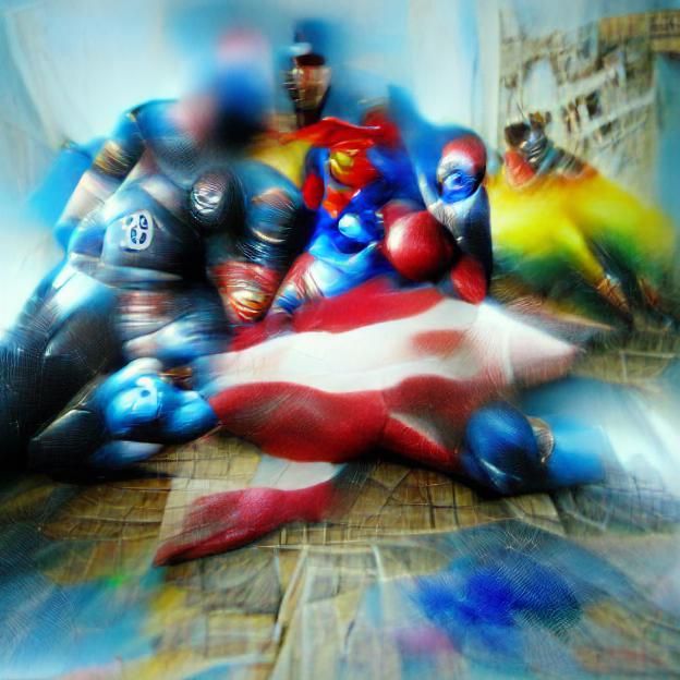 Realistic Superhero Photograph Inspired by Comic Book Art