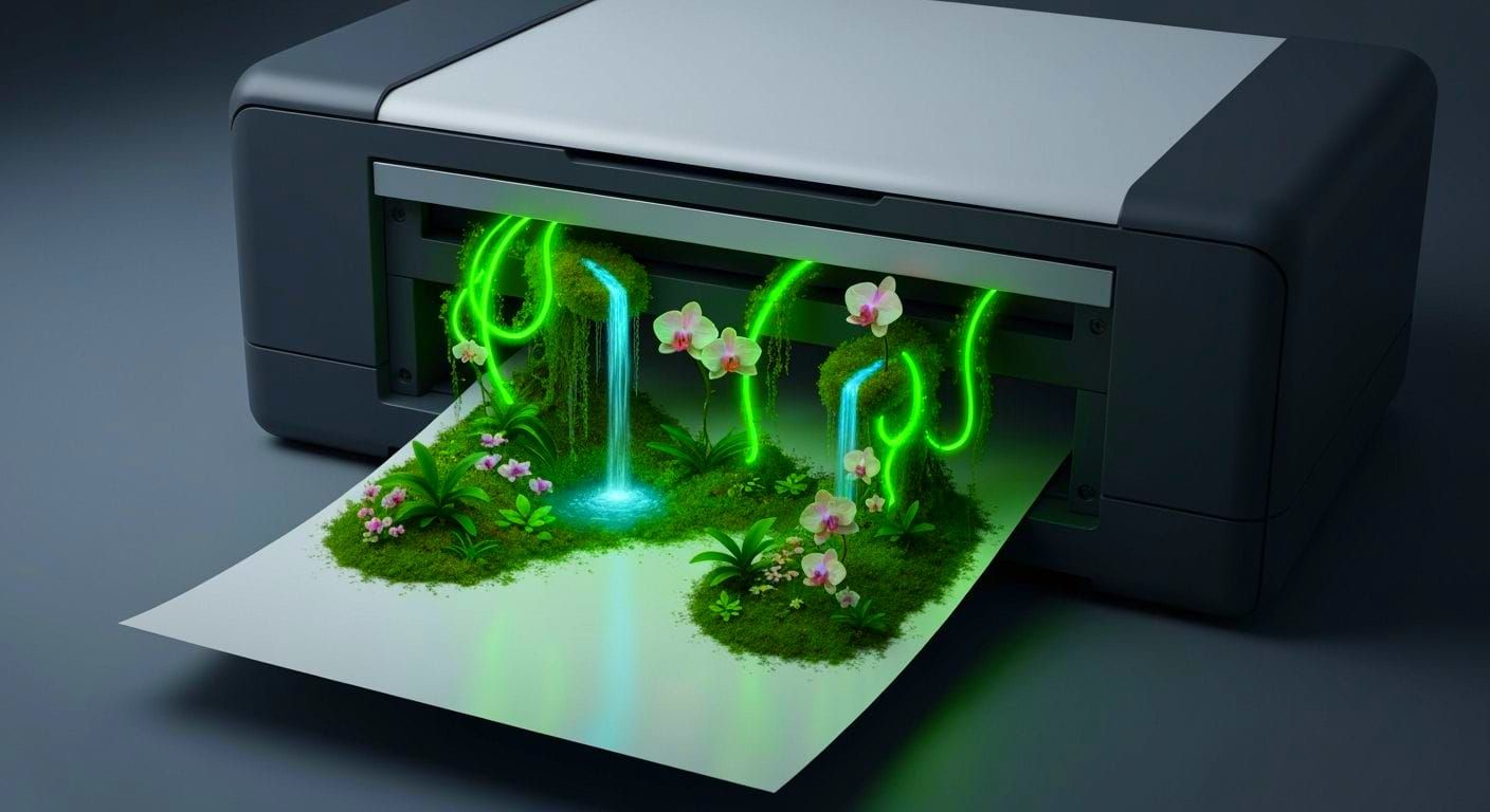 Printer Creates Living Ecosystem in Ultra-Realistic Still Li...