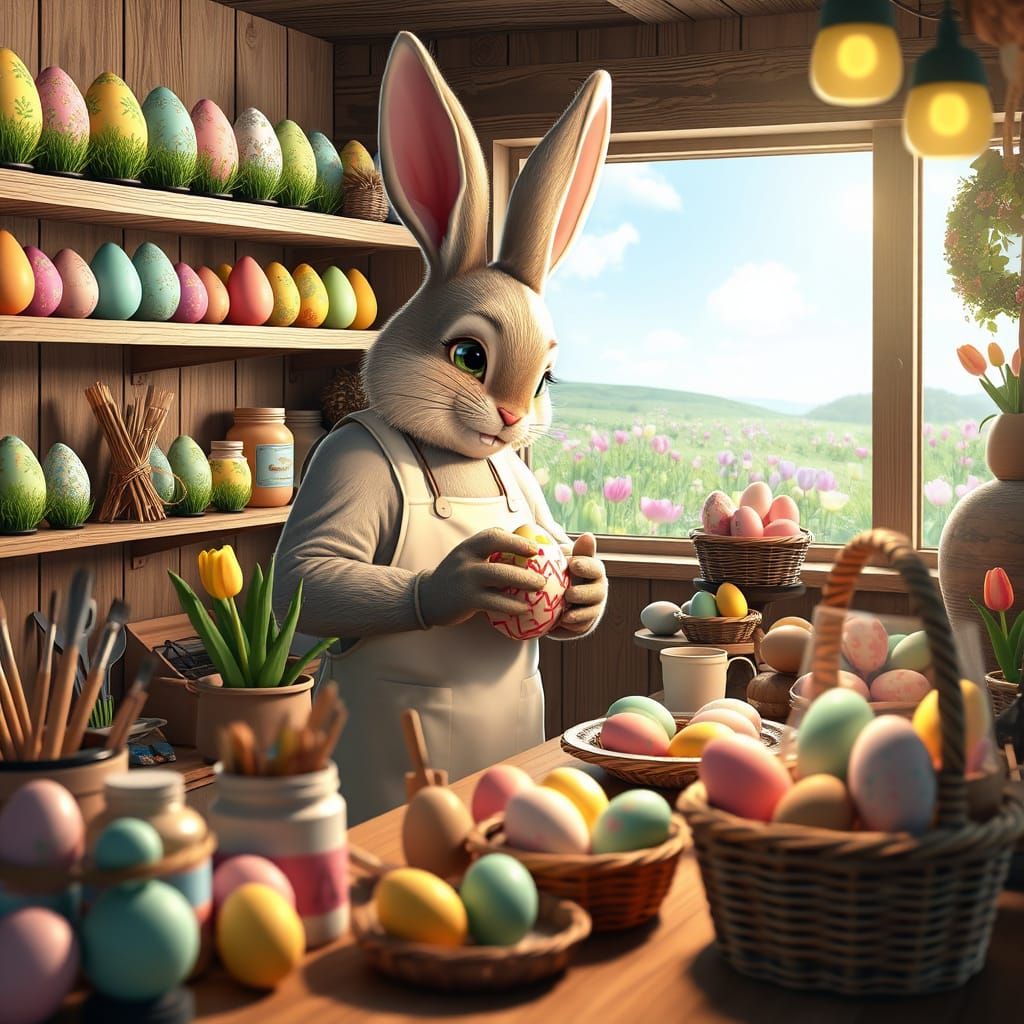 Surreal Easter Workshop in Pastel Hues and Vibrant Colors