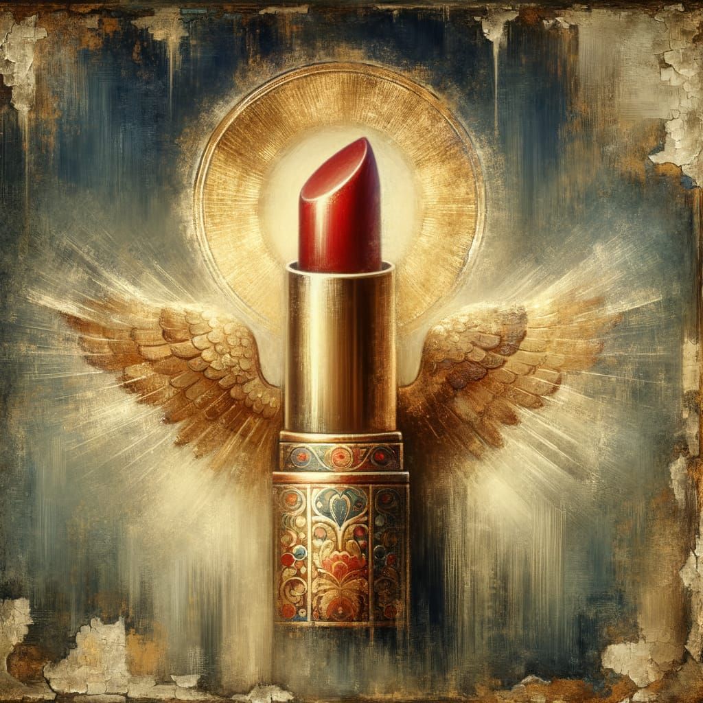 Ancient Lipstick Adorned in Byzantine Glory