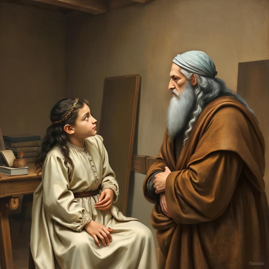 Leonardo da Vinci first met Salai when the latter was about ...