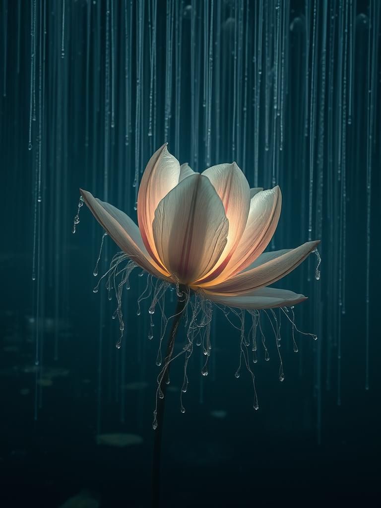 Surreal Glass Structures in Enclosed Swamp, Photosymphonic A...