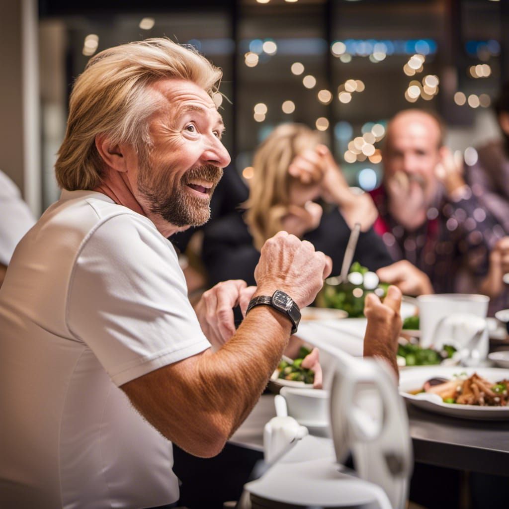 Noel Edmonds Goes Crazy in Wagamama: Photo-Realistic Image