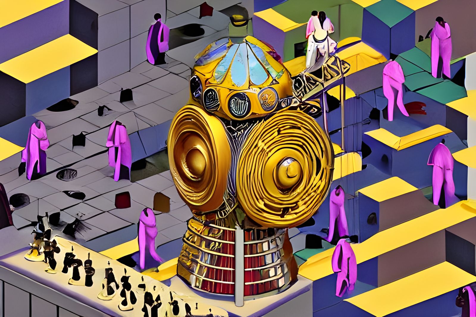 Afrofuturist Jazz Opera in Anime Style