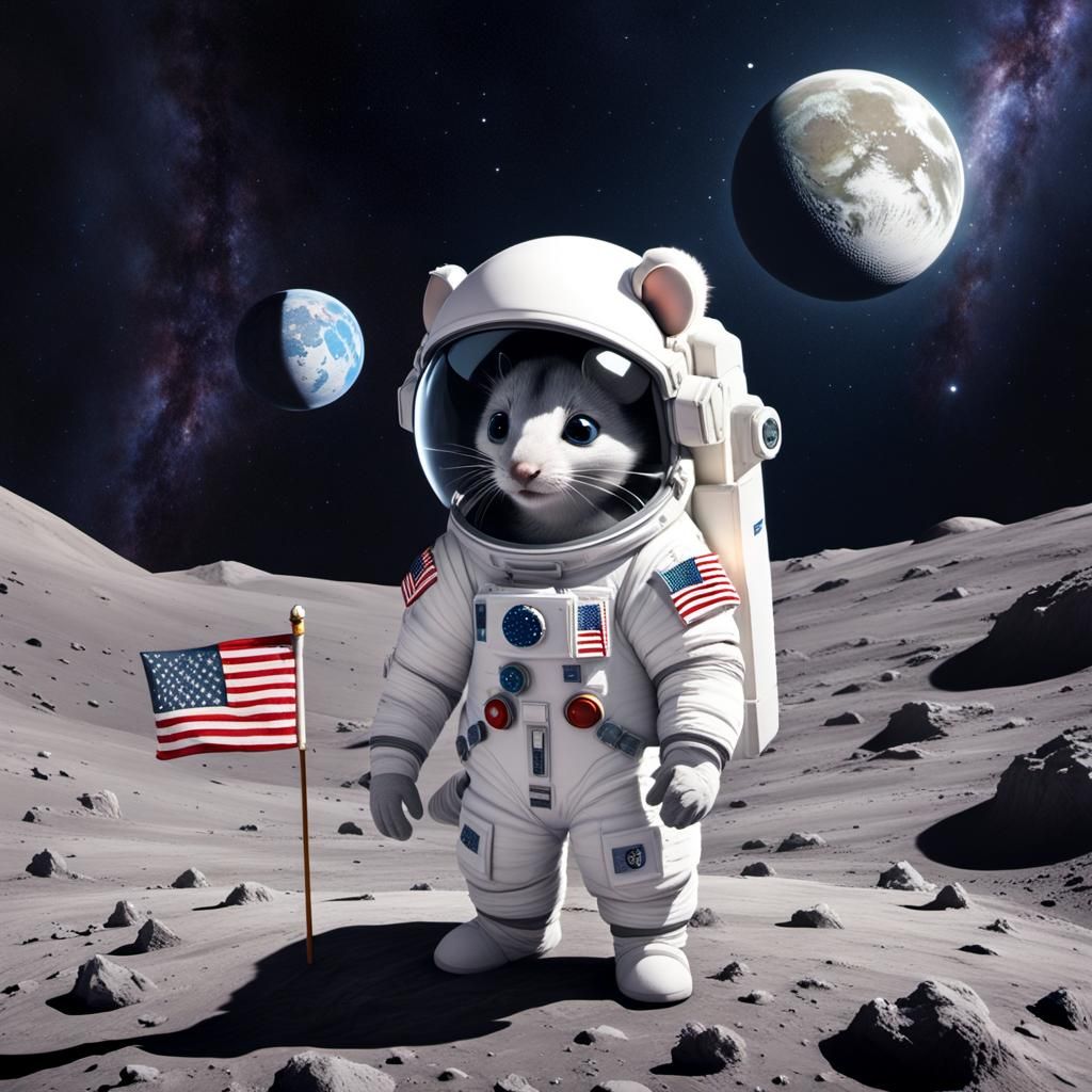 One small step for mouse; One giant leap for mousekind