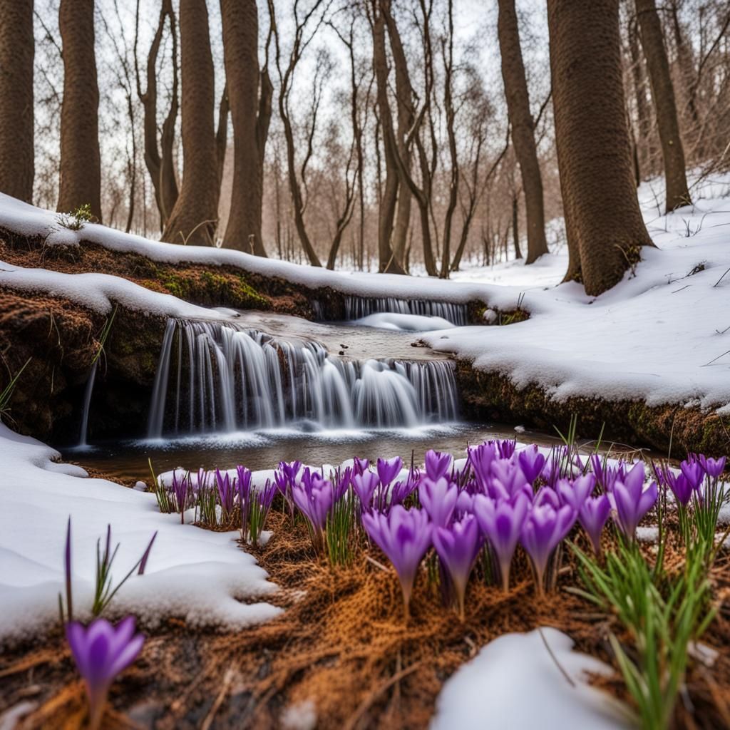 The thaw begins.