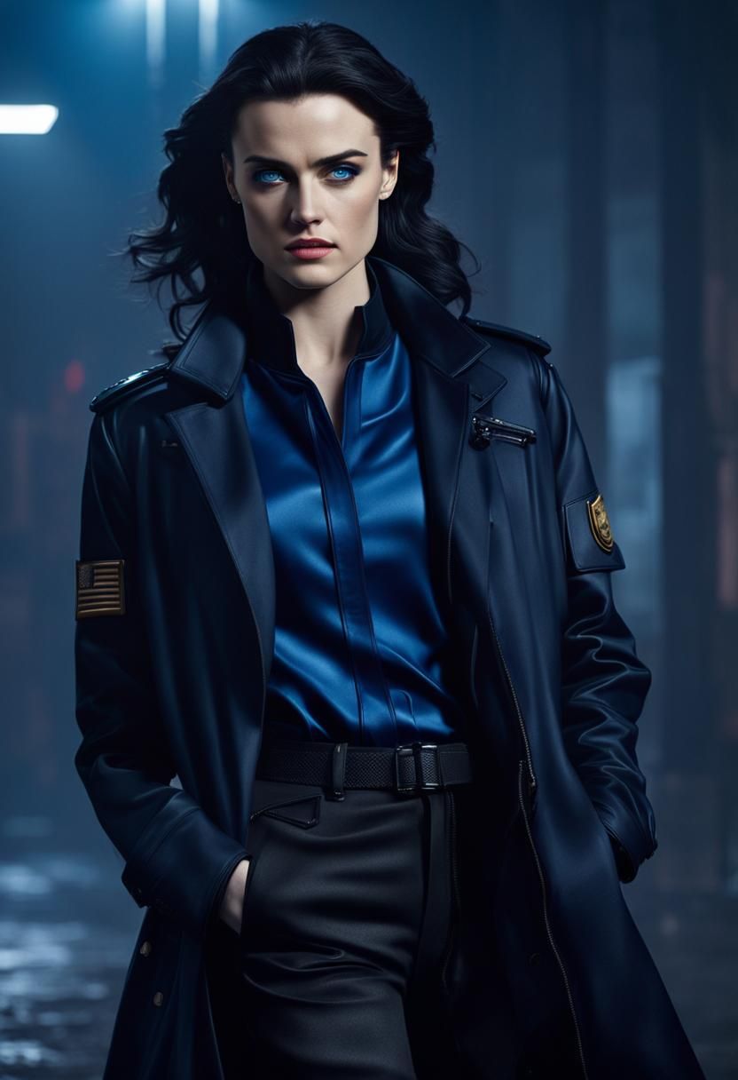 Katie McGrath as Cyberpunk Private Investigator