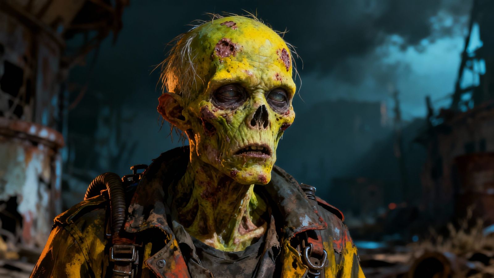 Ghoul Portrait in Fallout 4 Style by Frazetta & Rutkowski