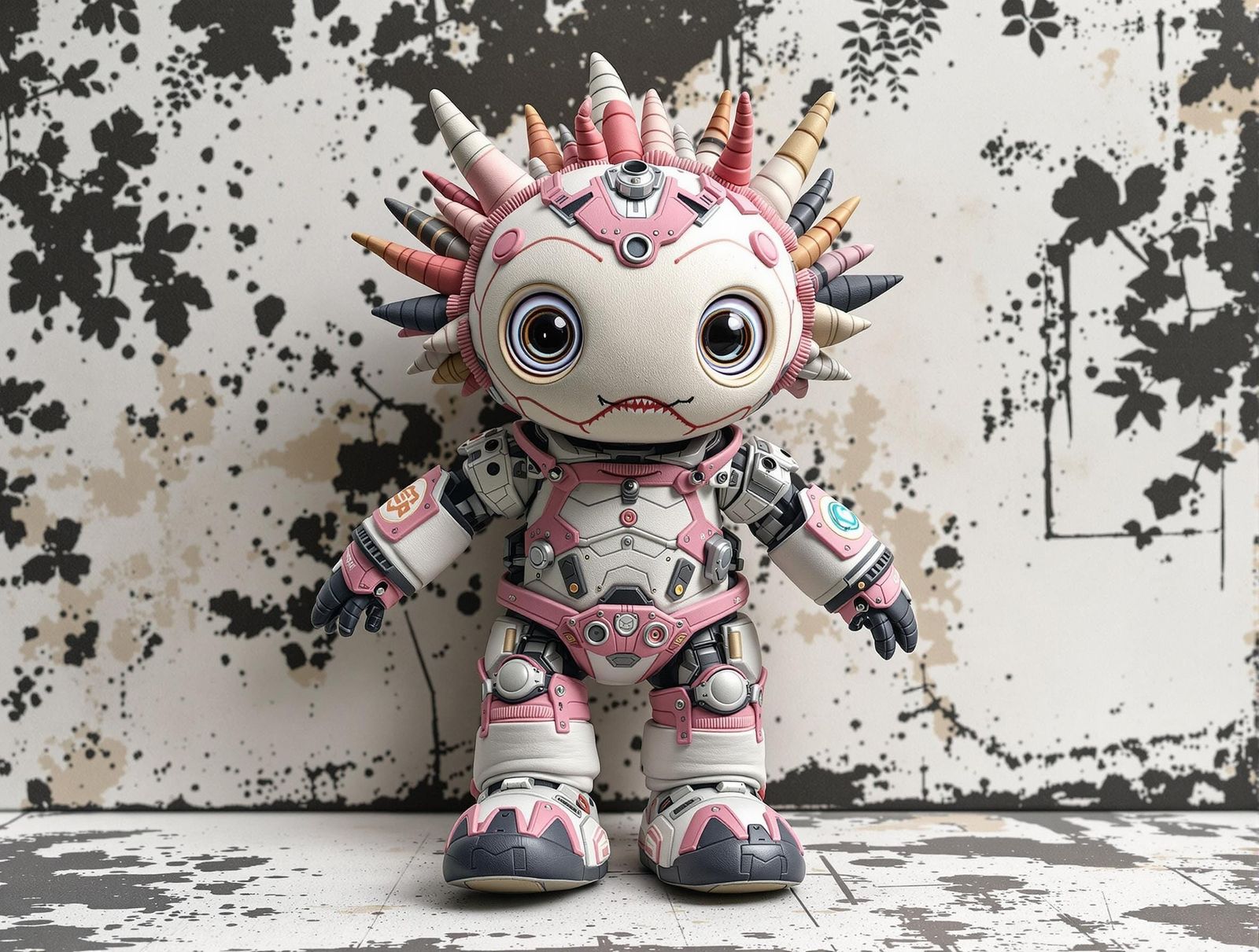 Cute AI Monster Plushie in Mechaboots