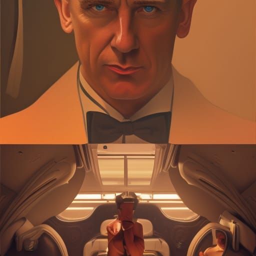 James Bond vs. Dr. No: Art Nouveau Concept