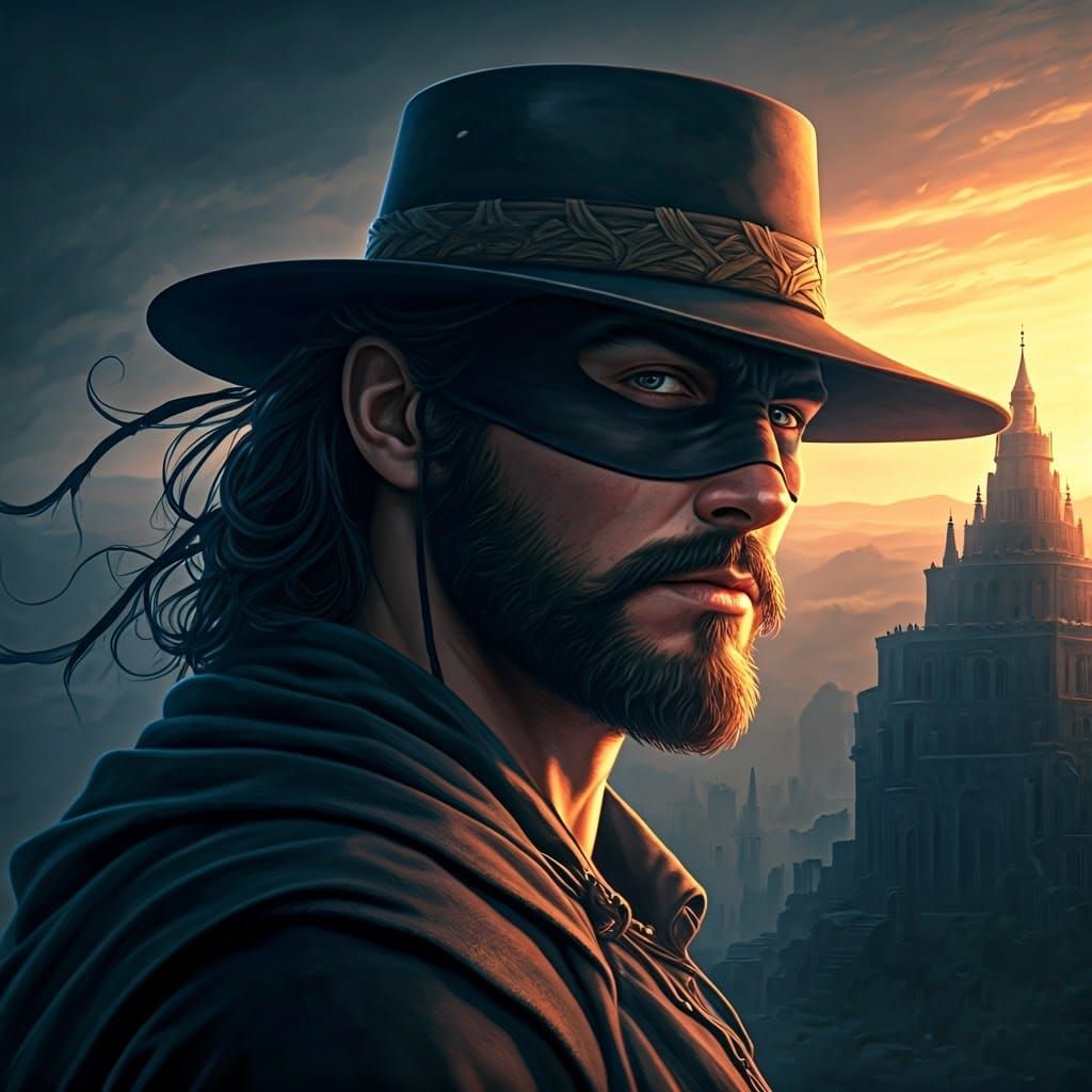 Epic Cinematic Digital Masterpiece Depicts Zorro in Grandios...