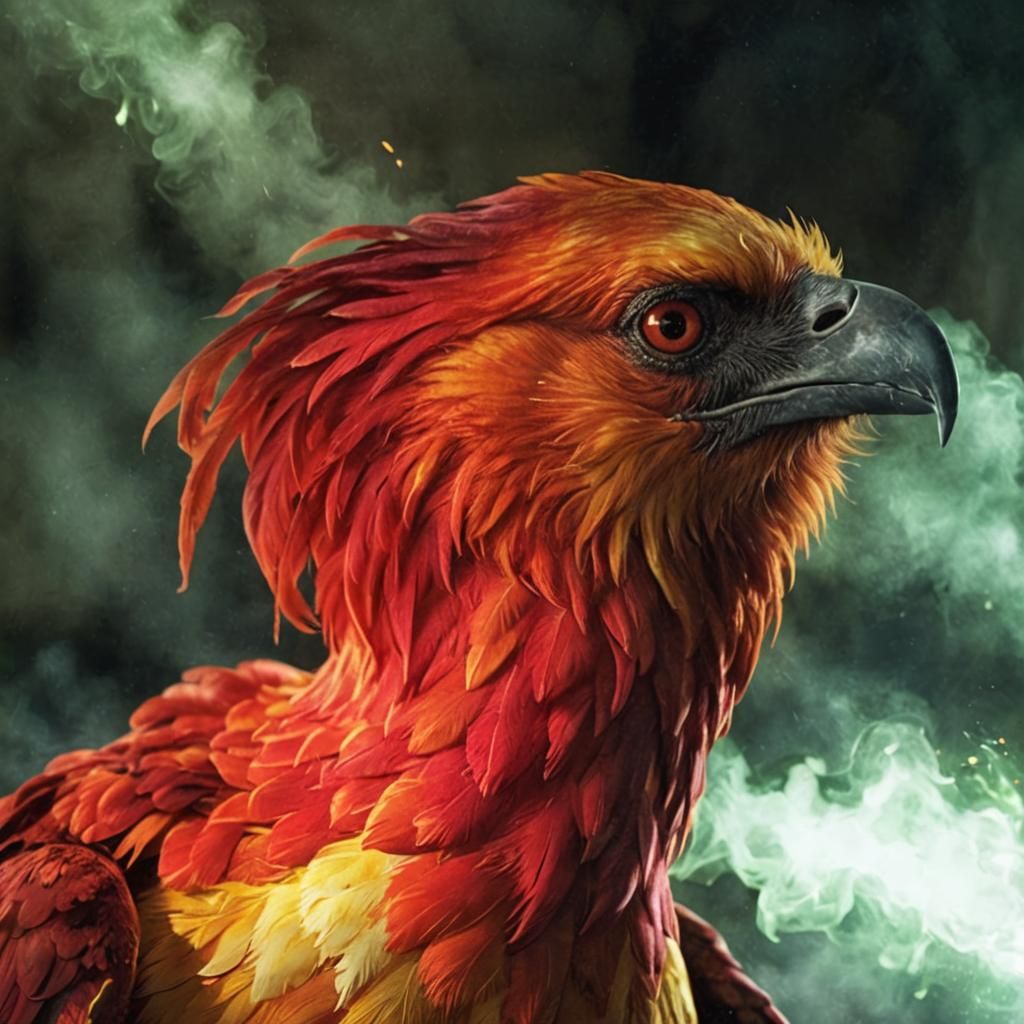 Fawkes the Phoenix from Harry Potter