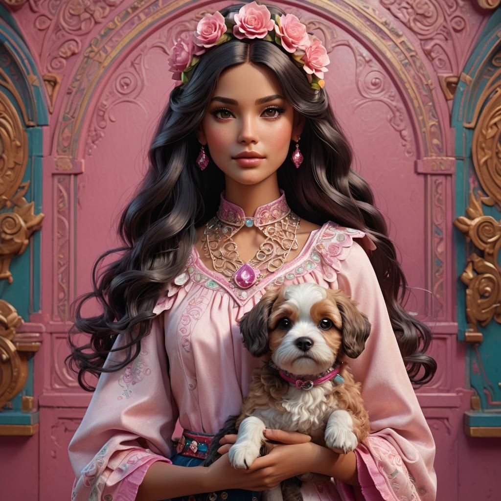 Hyperrealistic Barbie Portrait in 8K Resolution