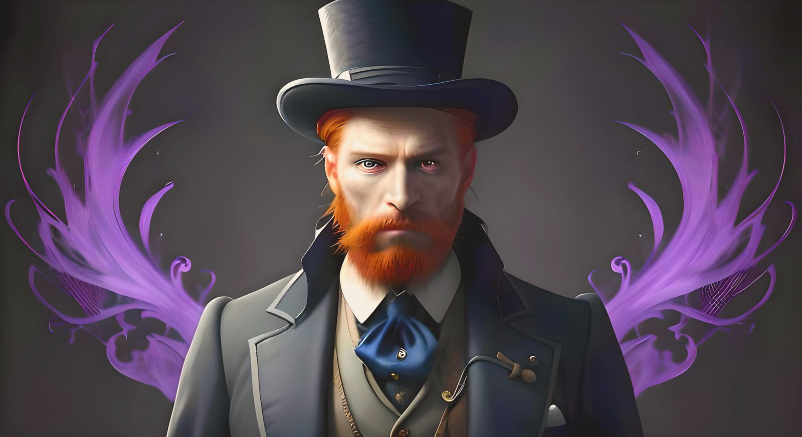 Ginger Gentleman in Lab: Dark Fantasy Concept Art