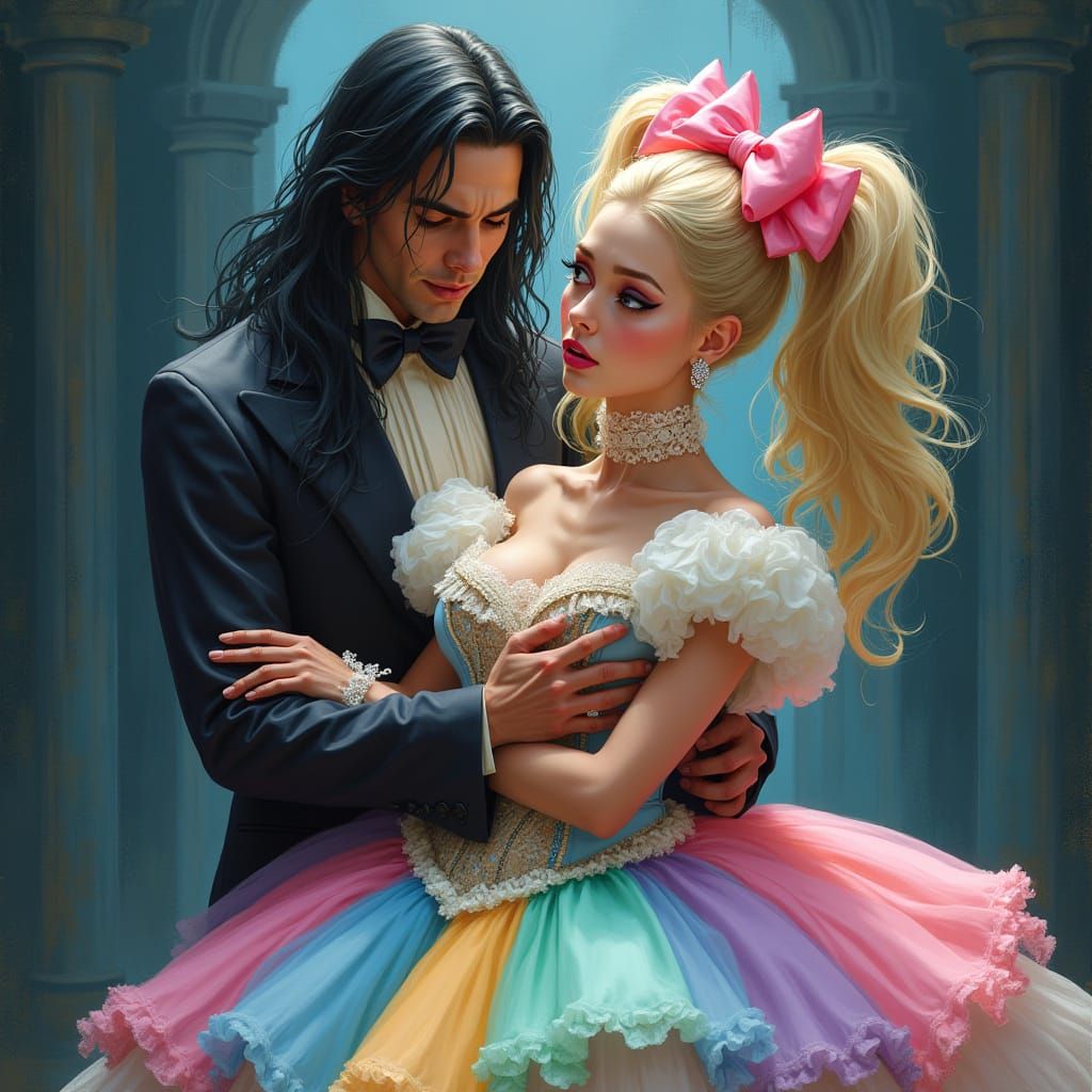 Regal Showdown in Pastel Hues