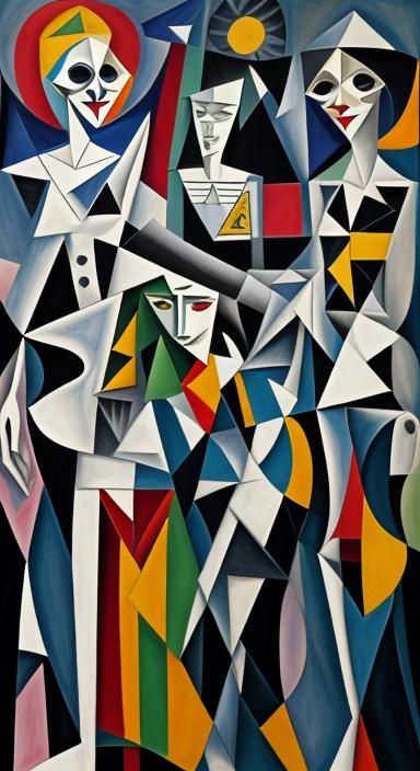 Gothic Cubist Dance Macabre Exploring Identity