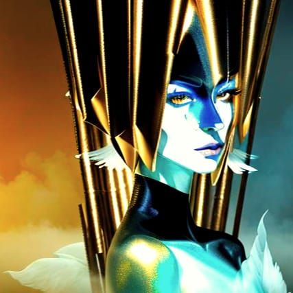 Mysterious Figure in Dreamlike Surrealist Landscape