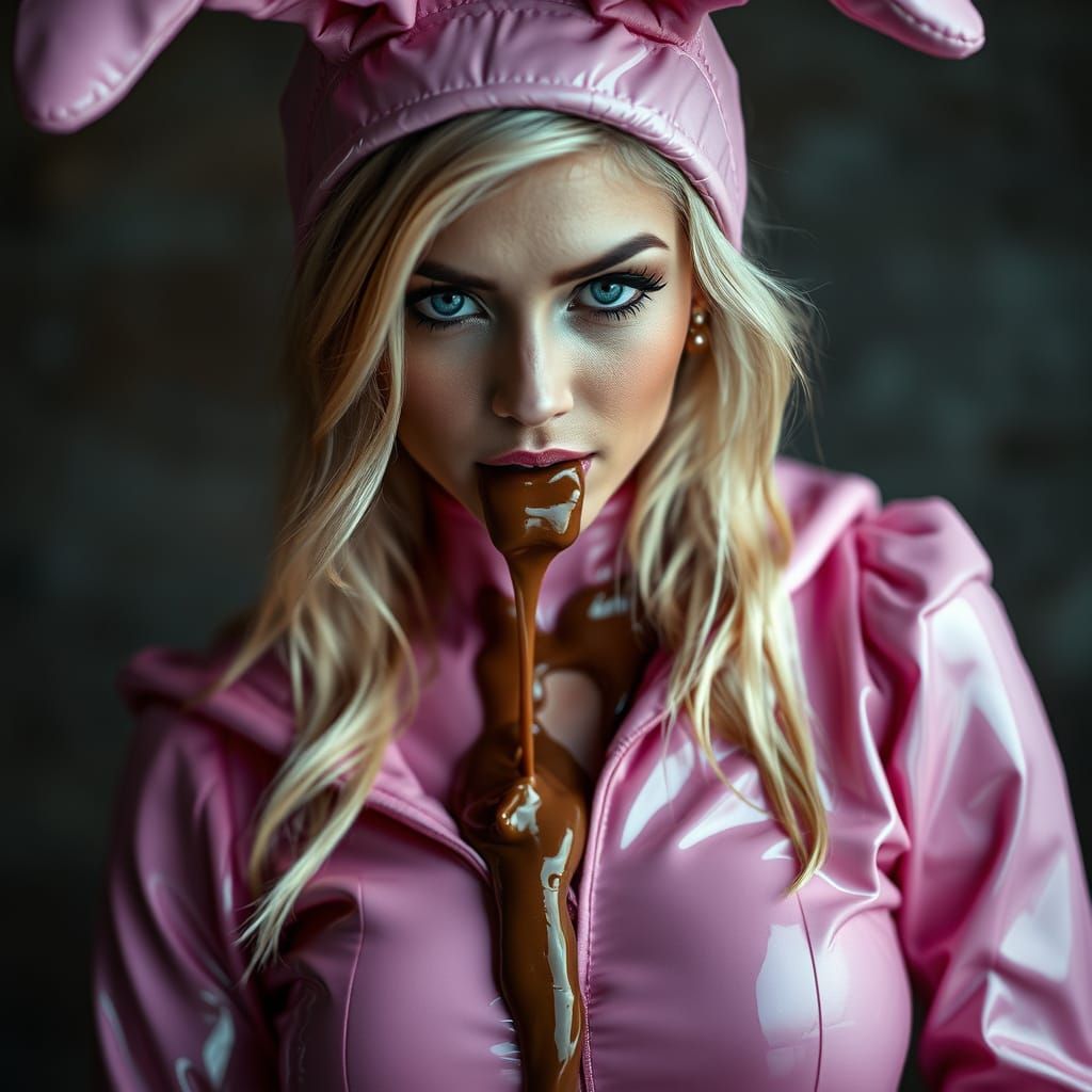 Golden Goddess in Chocolate Bliss