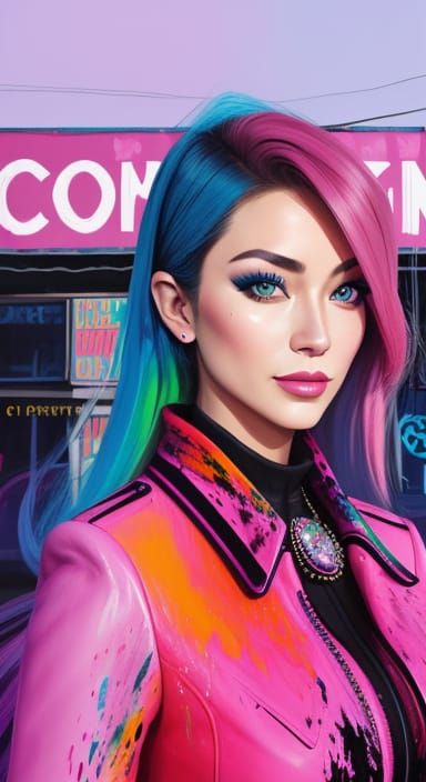 Cosmopolitan Portrait in Downtown Los Angeles