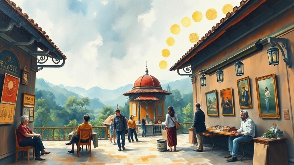 WRC Car in Action: Gouache Impressionist Masterpiece