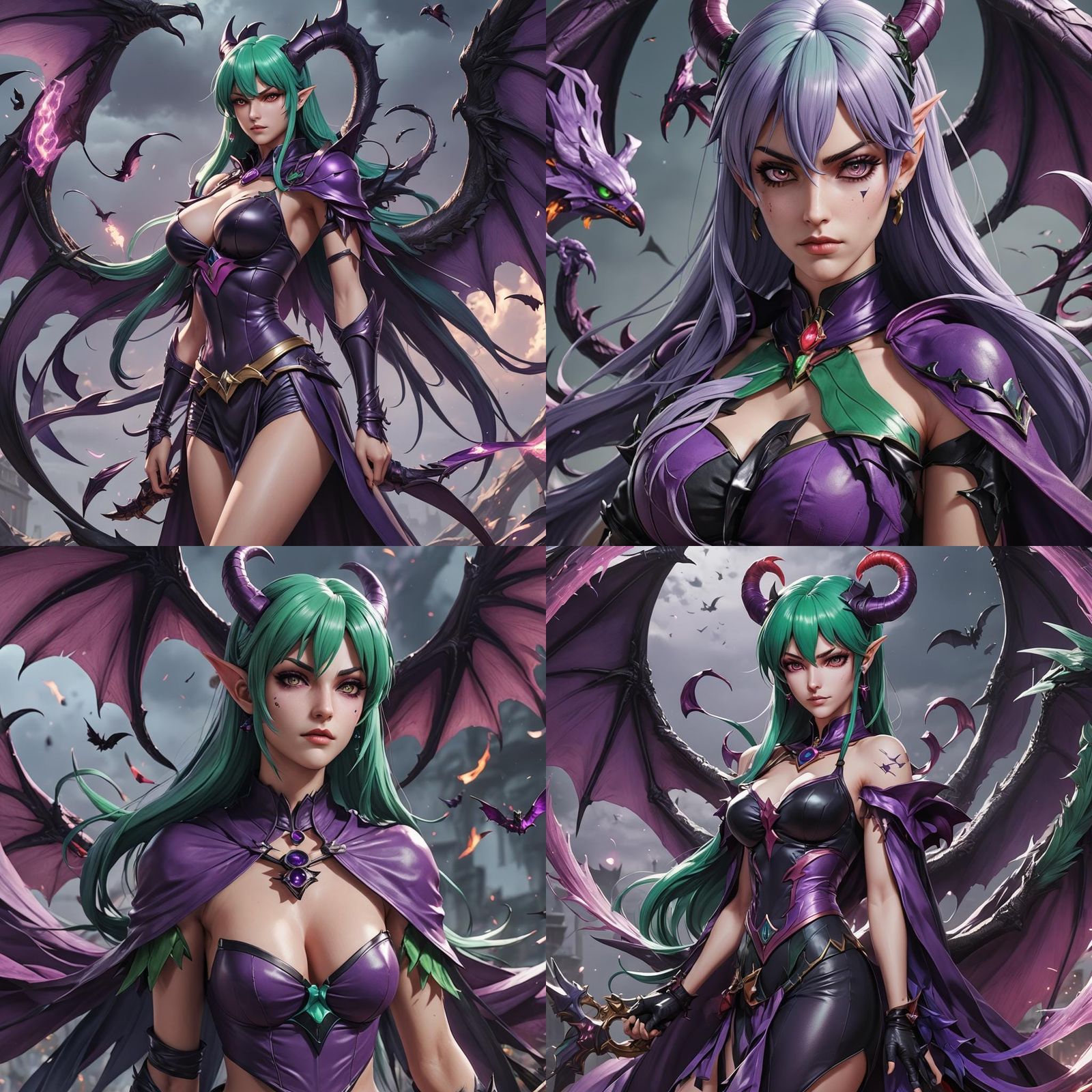 Morrigan Aensland 3D Anime Art