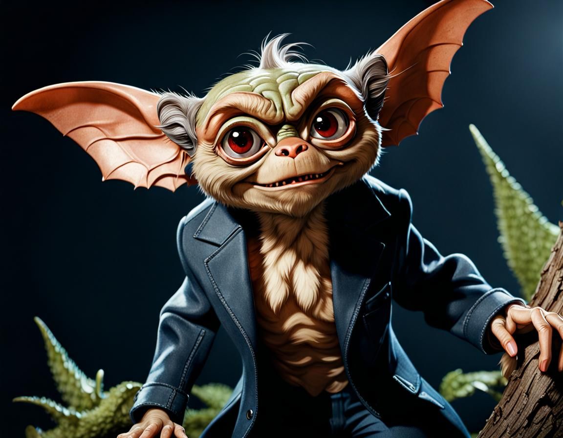 Mischievous Gremlins Celebrate Christmas: Airbrush Acrylic P...