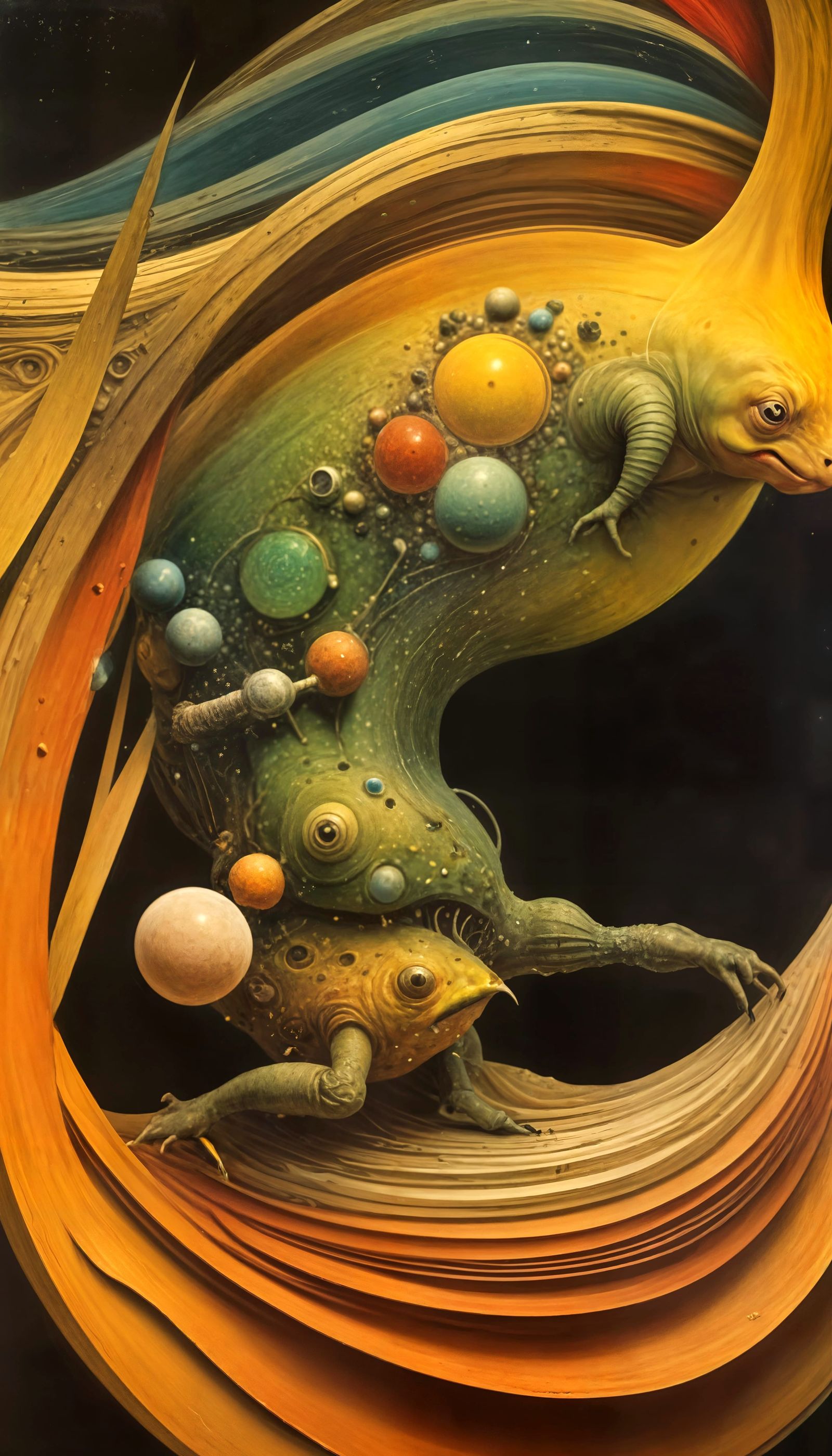 Tiny wrinkle in 'Consciousness' occupied by two curious characters...