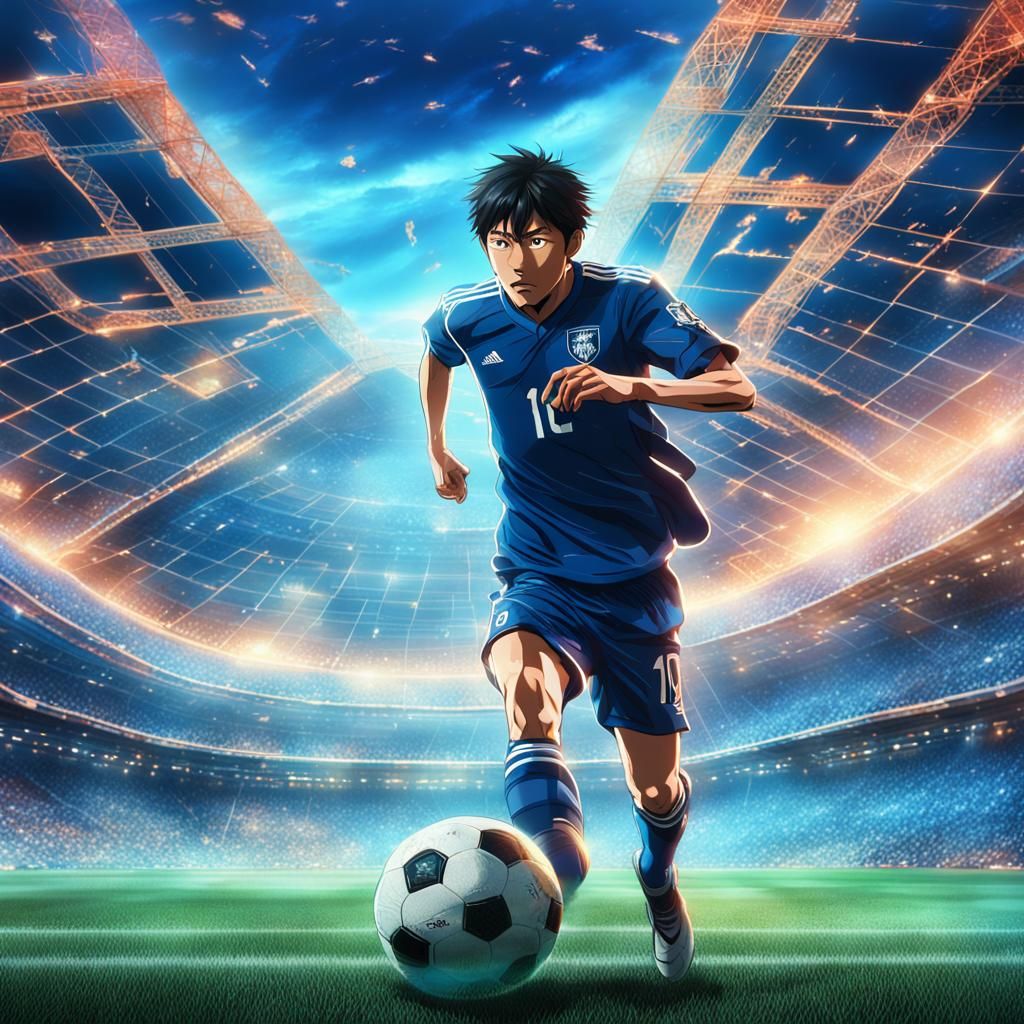 Soccer Player Meta-Vision Goal: Digital Matte Painting