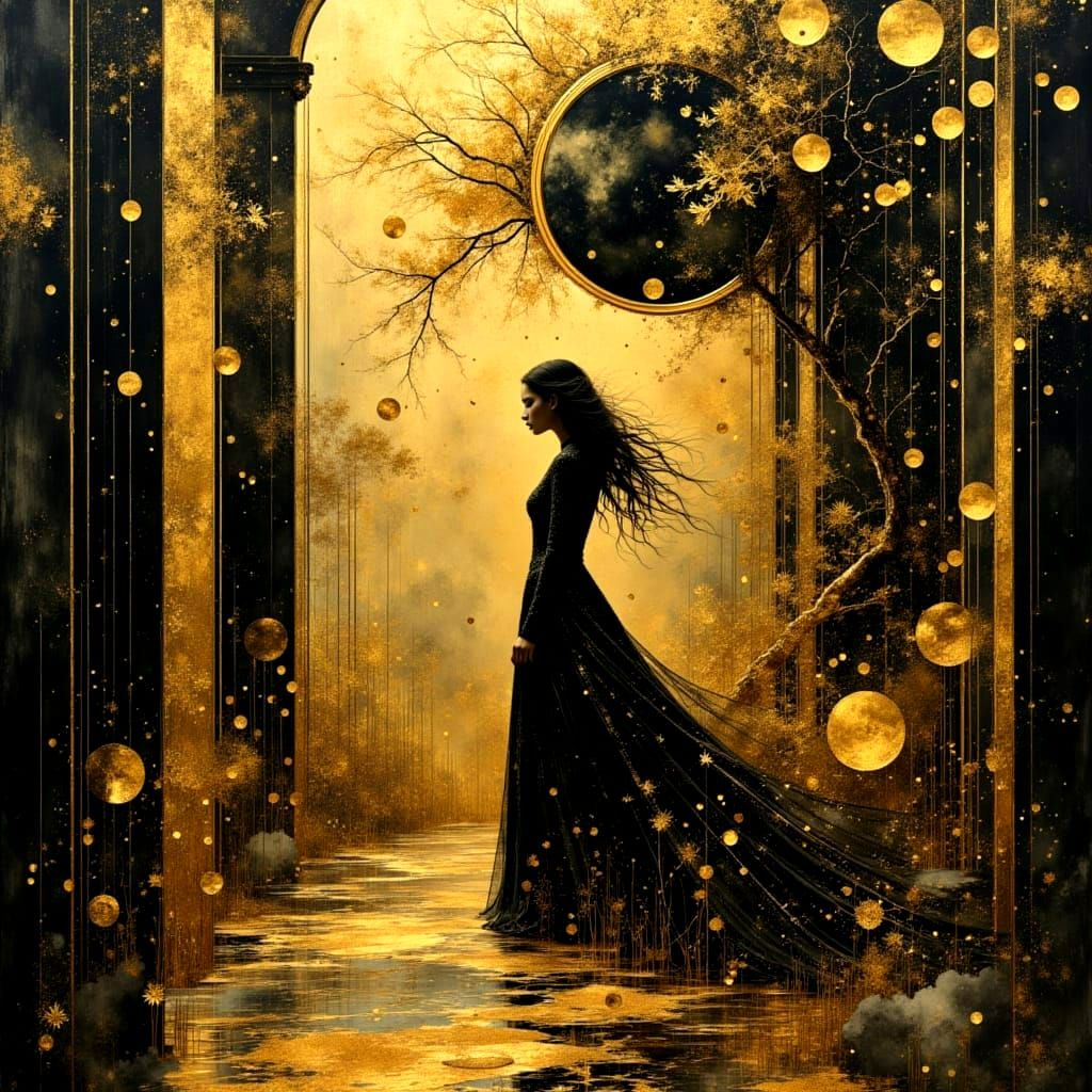 Surreal Triptych of Dreamlike Ethereal Worlds