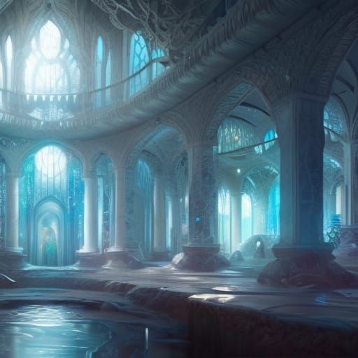 Photorealistic Crystal Shop Interior in 8K