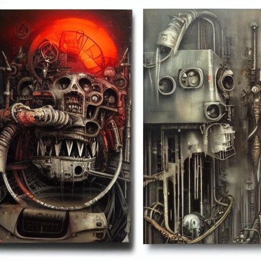 Hellish Dieselpunk Surrealism: Live, Love, Laugh