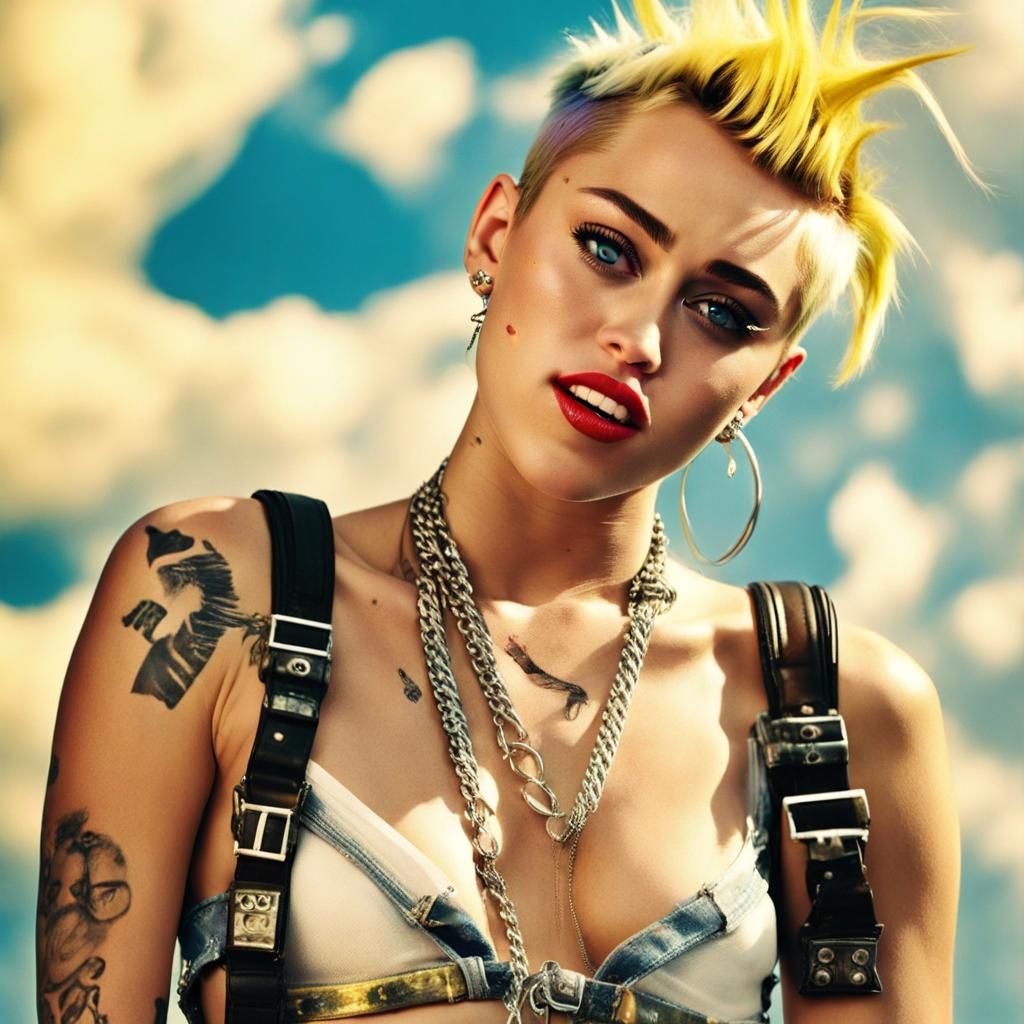 Miley Cyrus as Tank Girl in Divine Sunshine
