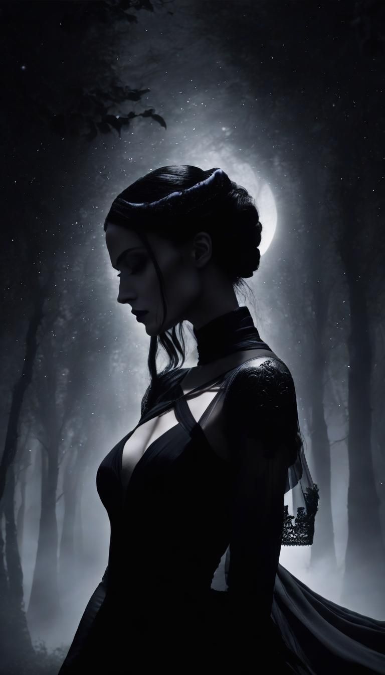 Evocative Image of Sadness and Shadows