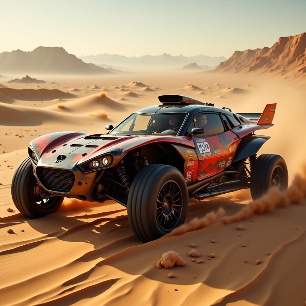 Ancient Creatures Speed Across the Golden Dunes