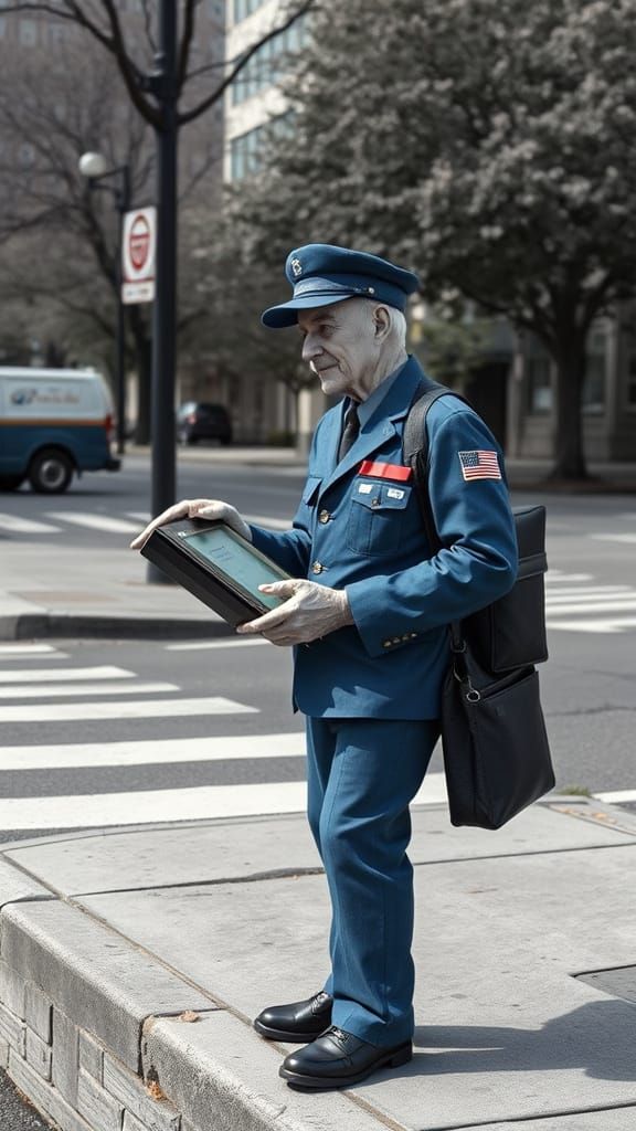 AI Interpretation of "Wait, Mr. Postman"