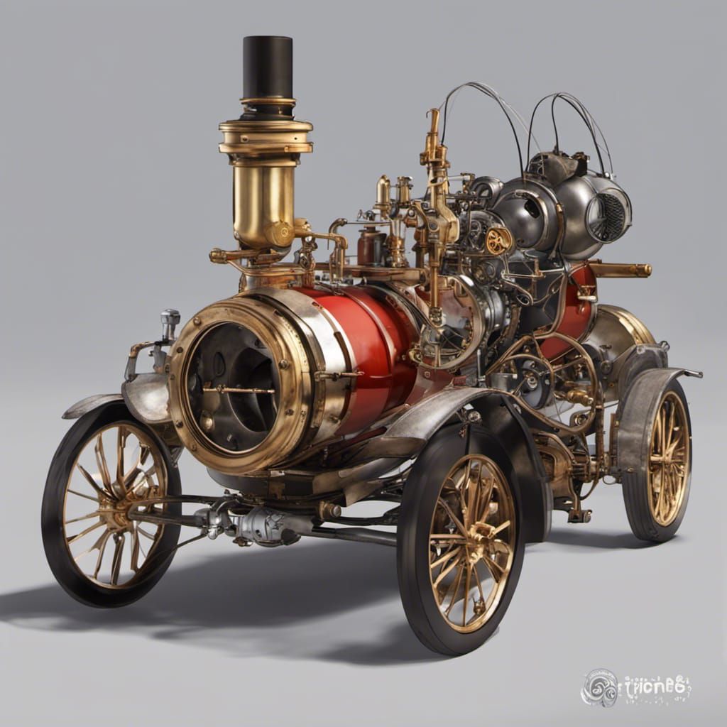 Steampunk Engine Inside Chitty Chitty Bang Bang