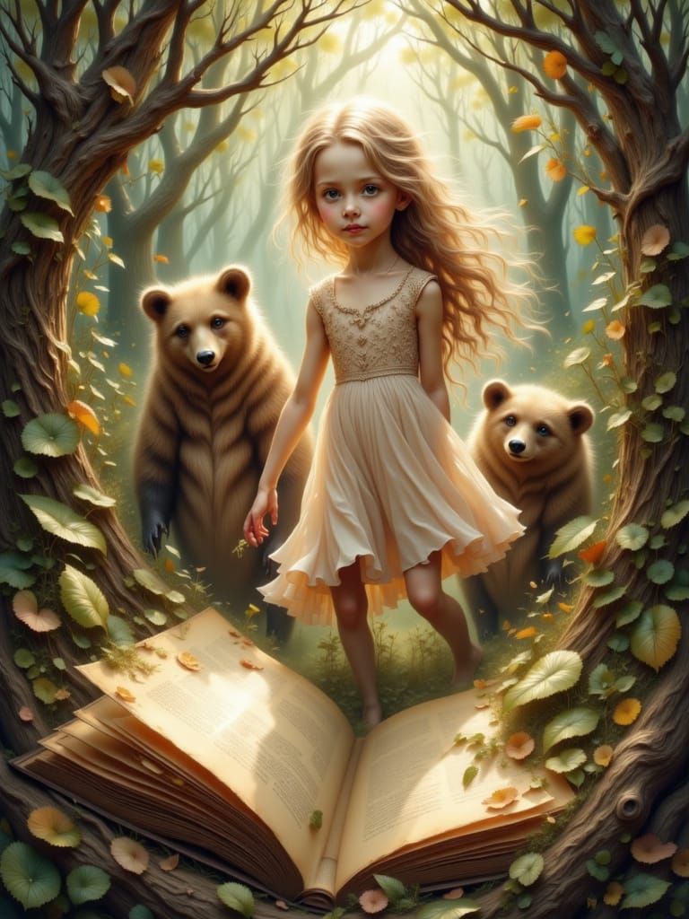 Fairytale Fantasy: Goldilocks & Three Bears Storybook
