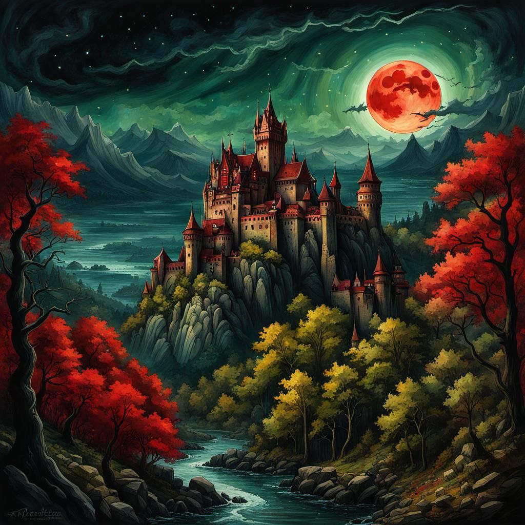 Dracula's Castle: Occult Horror Landscape