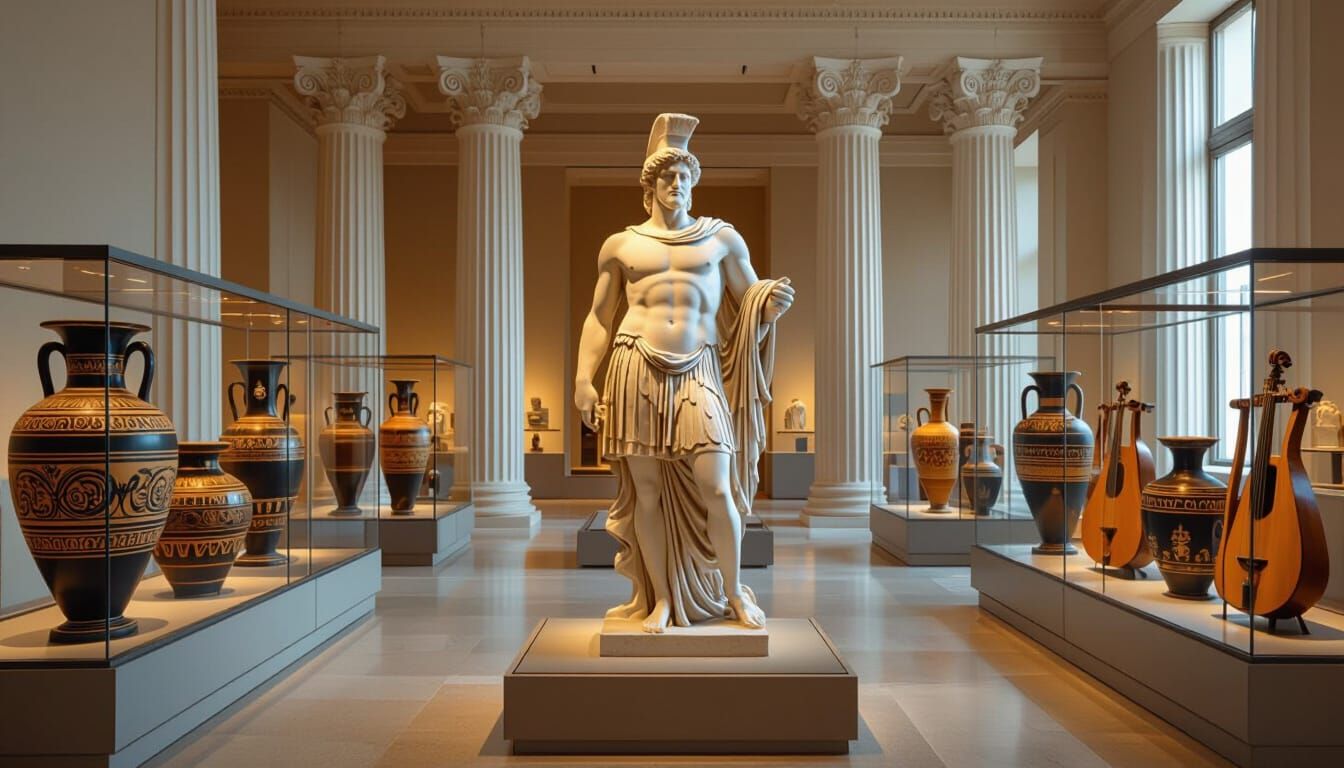 Elegant Museum of Ancient Greek Artifacts