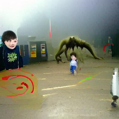 Autistic Child Attracting Monsters in Dreamscape