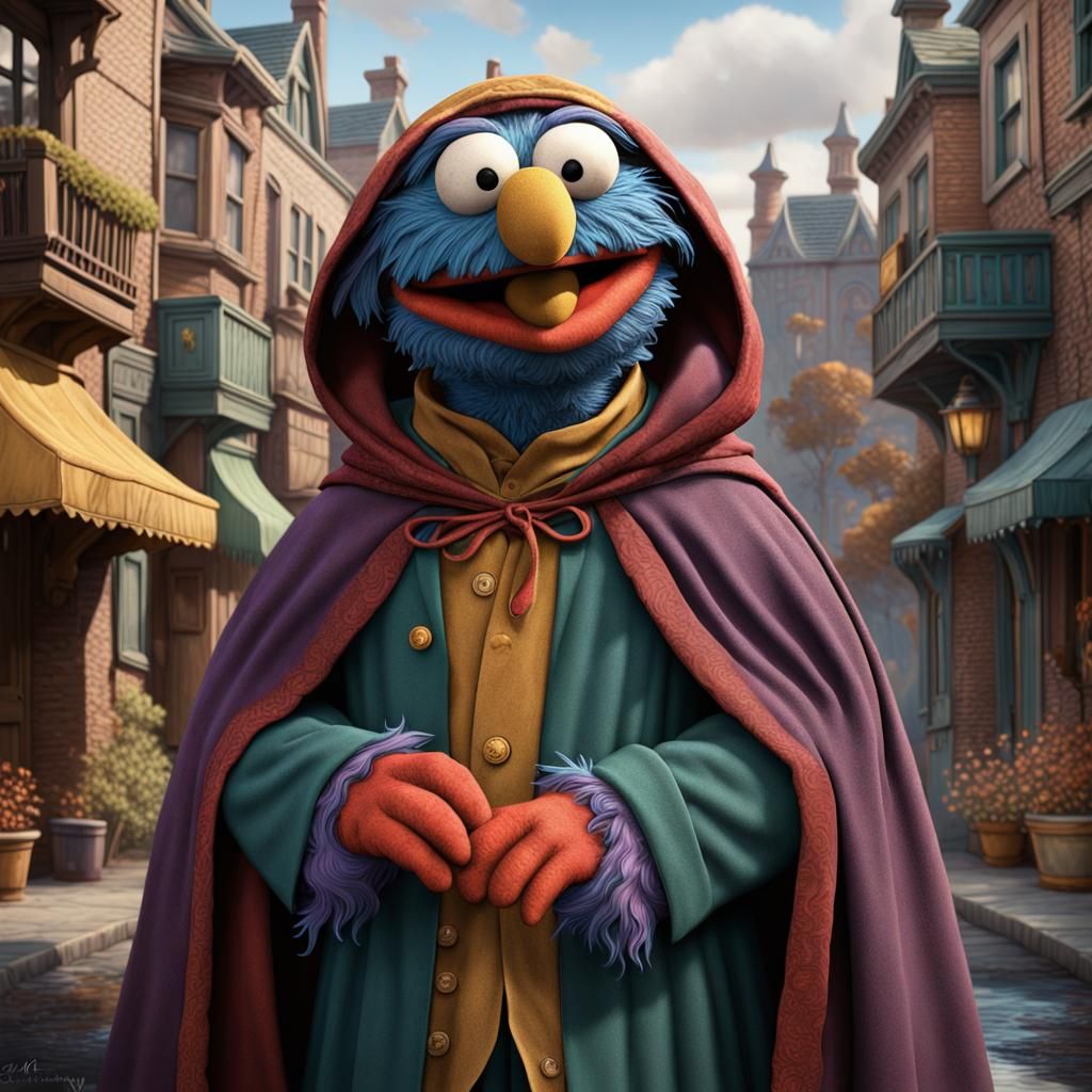 Jim Henson as Muppet in Sesame Street Cloak