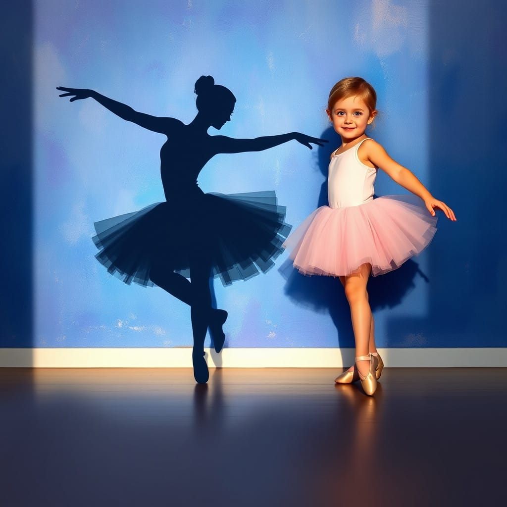 Young Ballerina's Dream: A Whimsical Dance
