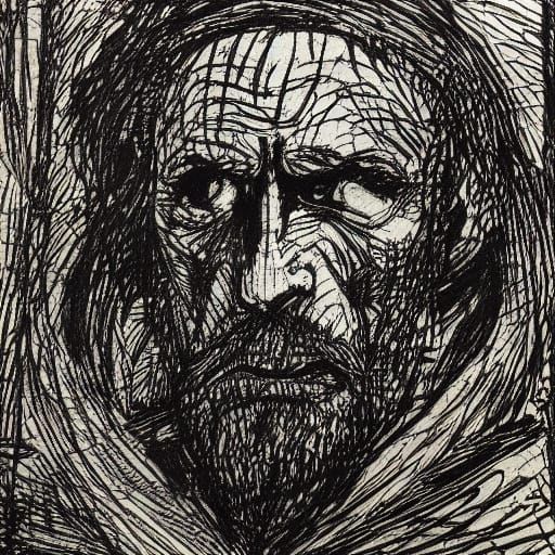 Etching. Under Seige