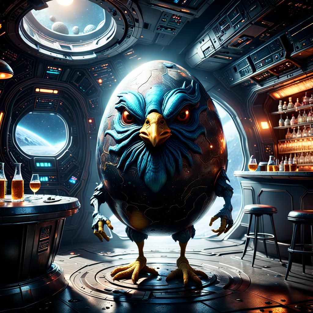 Alien Chicken Descends to Conquer Earth: Epic Cinematic
