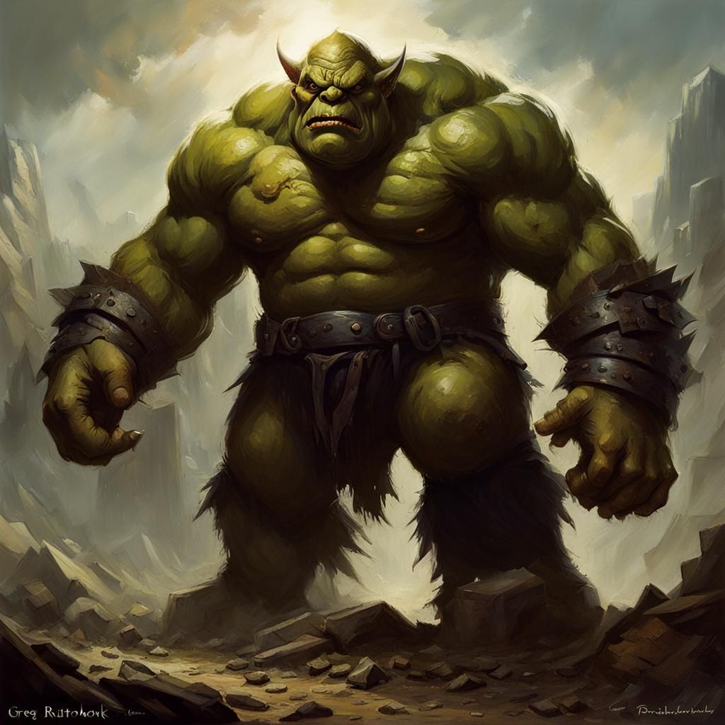 Sinister Giant Ogre Artwork
