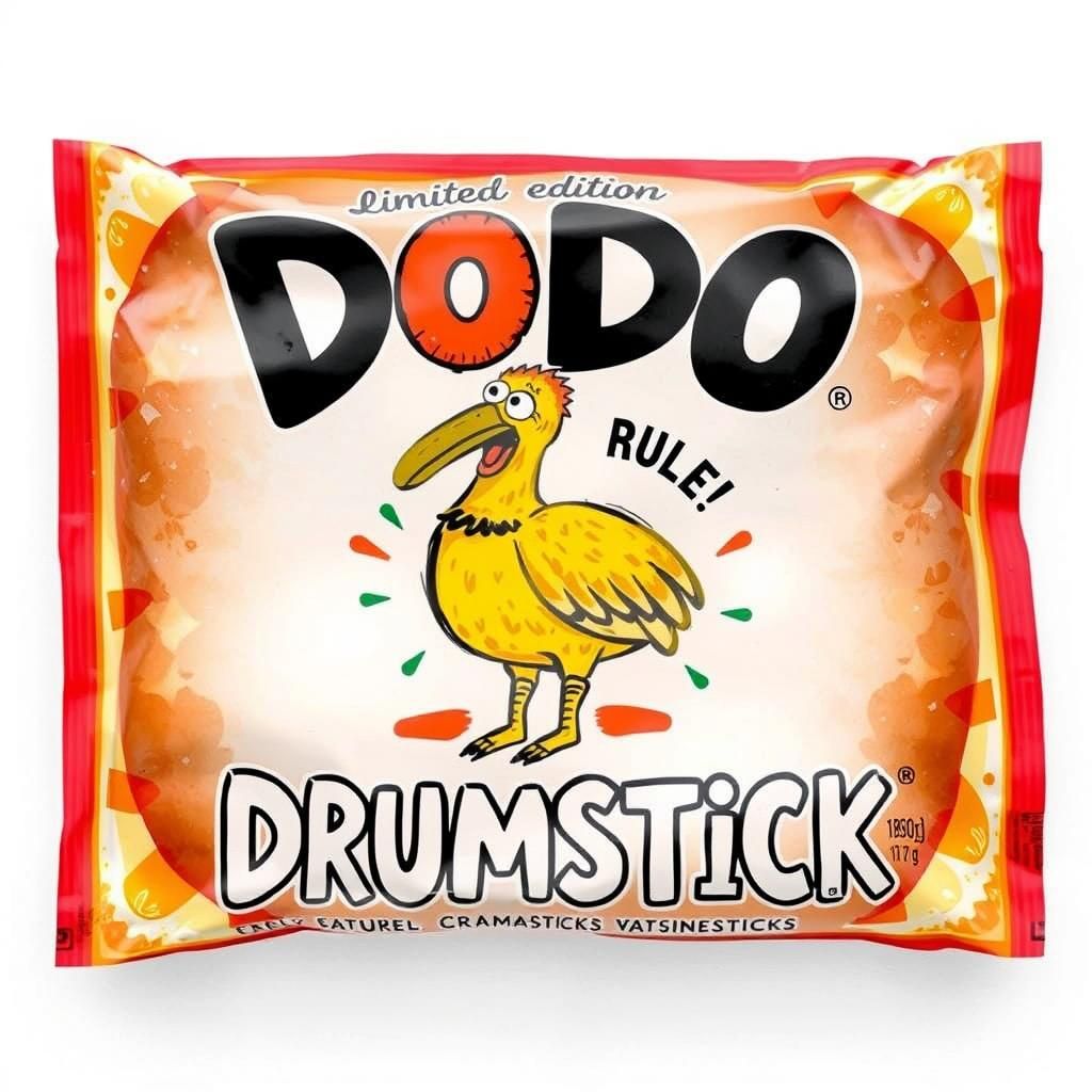 DODO DRUMSTICK, so good it will drive you to extinction!