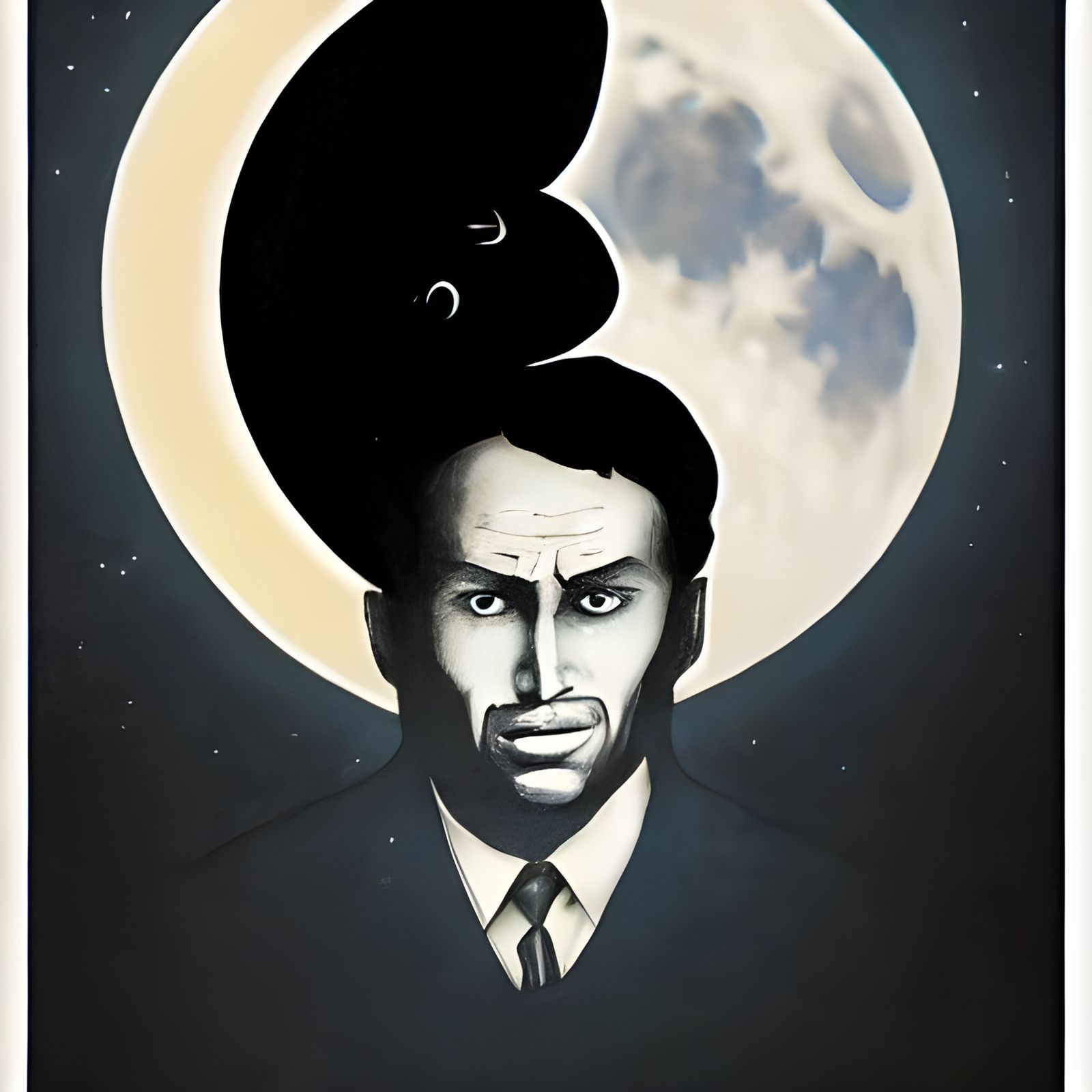 The Face of the Man in the Moon