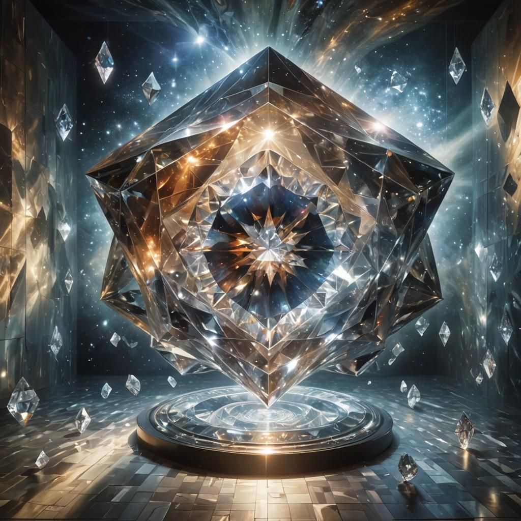 Colossal Diamond Heart Reveals Alternate Realities